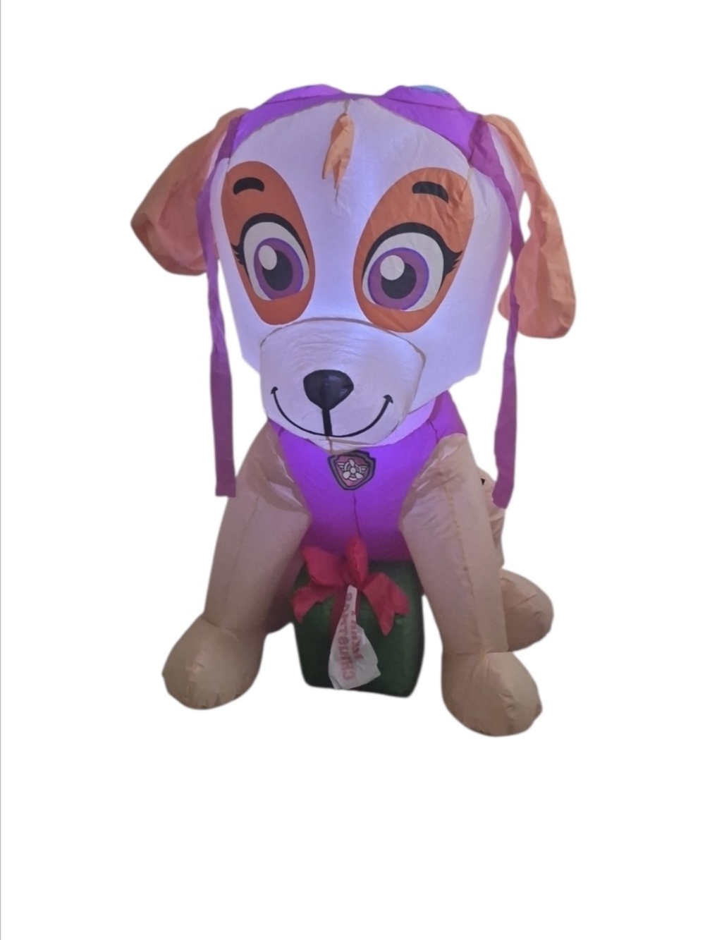 Nickelodeon Pink and Tan Inflatable Puppy Figure
